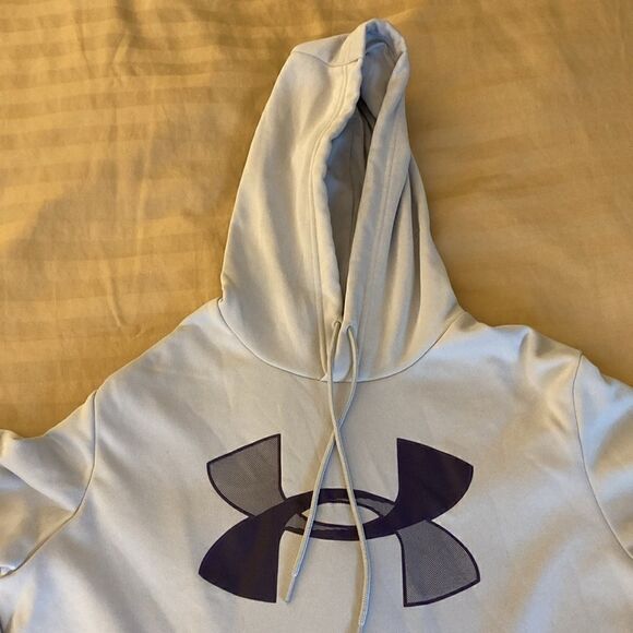 Under Armour Cotton Fleece Sport Style Logo Hoodie. Men’s Size Small. - Picture 3 of 7